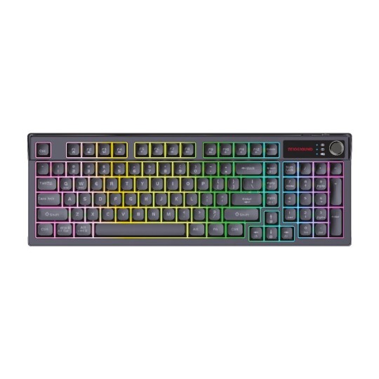 Zeroground KB-2400GUMS AZAI v3.0 Ενσύρματο Πληκτρολόγιο & Ποντίκι Gaming RGB