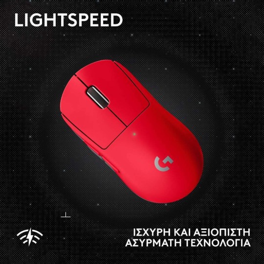 Logitech Pro X Superlight 2 Wireless Gaming Mouse 32000 DPI Red