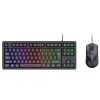 Zeroground KB-2300GUMS SOKI v3.0 Ενσύρματο Πληκτρολόγιο & Ποντίκι Gaming RGB