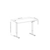 BRATECK S12-22RE-B Ηλεκτρικό Γραφείο 120x60x72~114cm Μαύρο