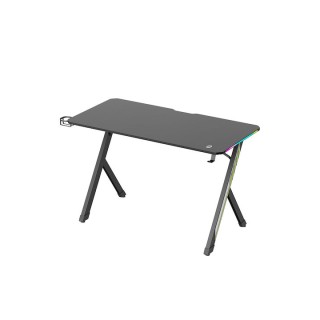 POWERTECH PT-1498 Gaming Γραφείο με RGB Φωτισμό, 120x60x75cm, Μαύρο