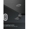 POWERTECH PT-1498 Gaming Γραφείο με RGB Φωτισμό, 120x60x75cm, Μαύρο