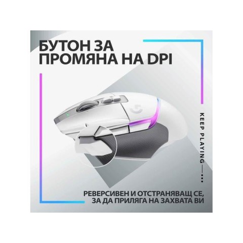 Logitech G502 X Plus Wireless RGB Gaming Mouse 25600 DPI White