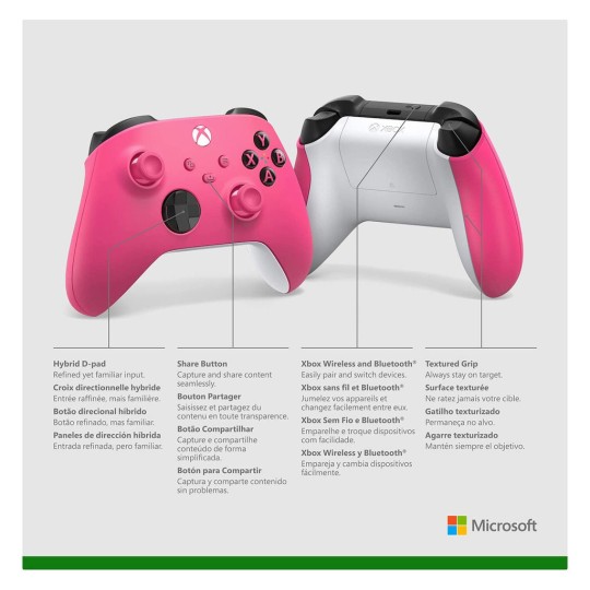 Microsoft Xbox Series Controller Ασύρματο (EP2-29912) Deep Pink