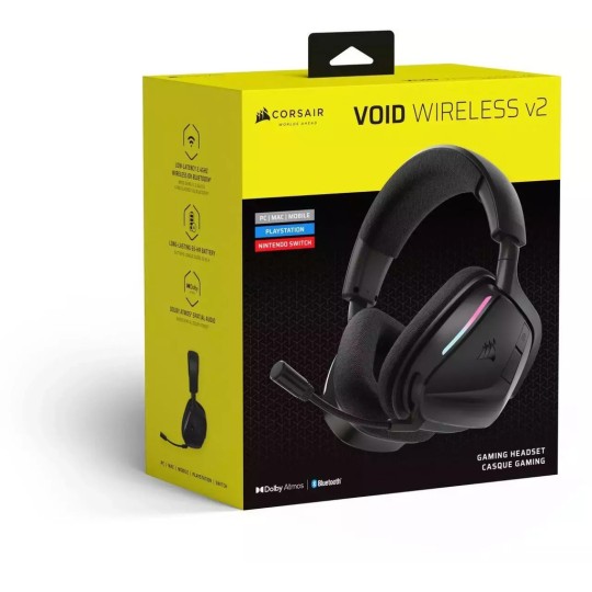 Corsair Void Wireless v2 Over Ear Gaming Headset
