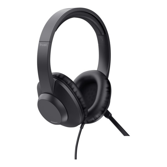 Trust Over Ear Multimedia Headsets with Microphone and USB-C / 3.5mm Jack Connectivity 25460