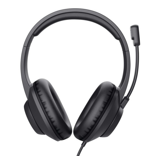 Trust Over Ear Multimedia Headsets with Microphone and USB-C / 3.5mm Jack Connectivity 25460