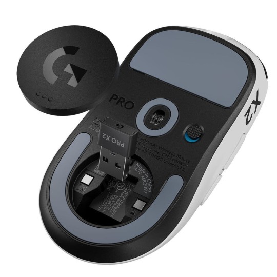 Logitech Pro X2 Superstrike Wireless Laser Gaming Mouse 44000 DPI Black