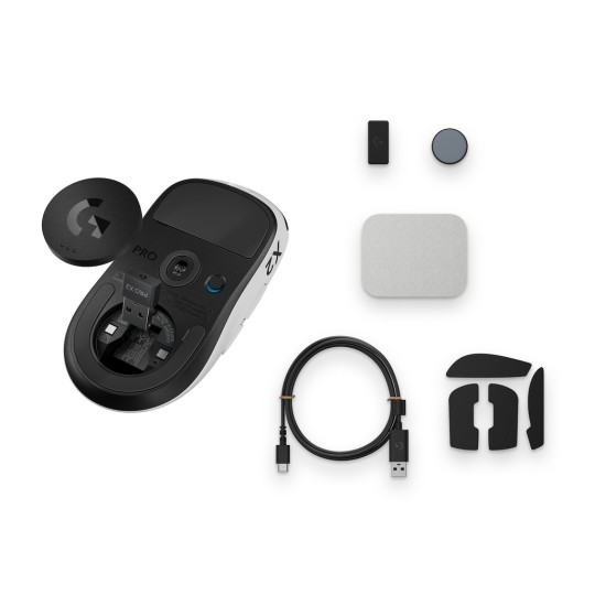 Logitech Pro X2 Superstrike Wireless Laser Gaming Mouse 44000 DPI Black