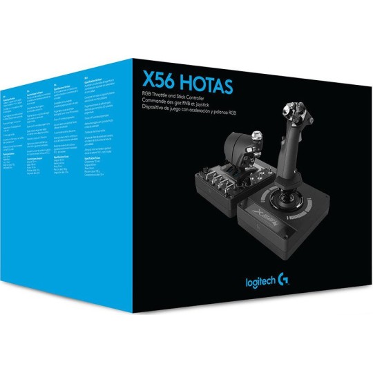 Logitech X56 Hotas Joystick (Black)