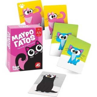 AS Επιτραπέζιο Παιχνίδι Kiddy Cards - Μαύρος Γάτος για 2+ Παίκτες 3+ Ετών