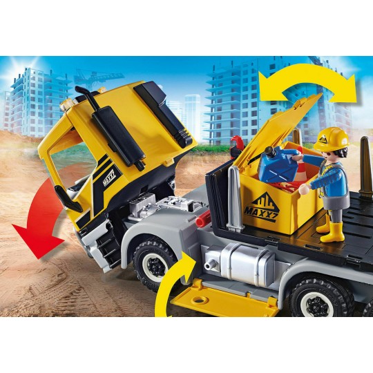 Playmobil City Action - Φορτηγό Με Ανατρεπόμενη Καρότσα 70444