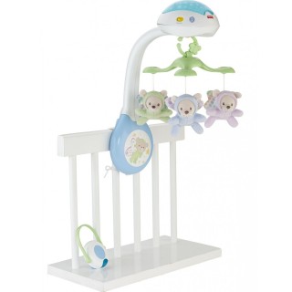 Fisher Price Μουσικό Περιστρεφόμενο με Αρκουδάκια, CDN41