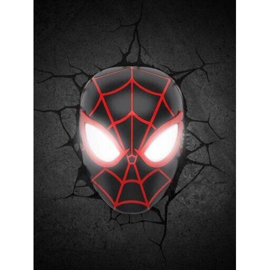 3D Light FX - 3DL - Marvel Spiderman Miles Morales Face 89759