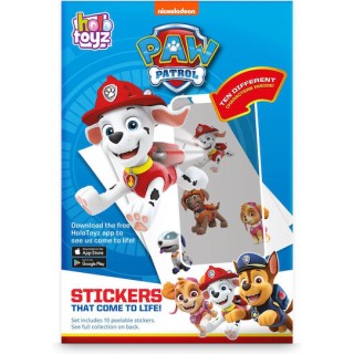 HoloToyz Nickelodeon Paw Patrol Augmented Reality Stickers - Σετ με 10 Παιδικά Αυτοκόλλητα Επαυξημένης Πραγματικότητας που Ζωντα
