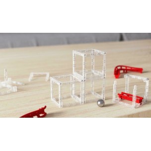 Allocacoc MagnetCubes Rollercoaster Marble Run by DesignNest - Αρθρωτό Μαγνητικό Κτήριο (DH0239/COSTCB)