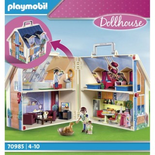 Playmobil Dollhouse - Μοντέρνο Κουκλόσπιτο Bαλιτσάκι 70985