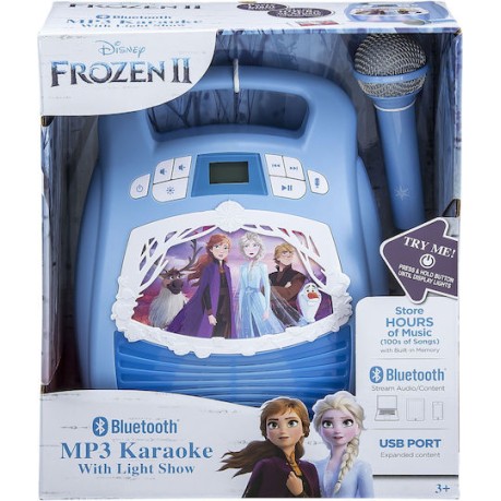 eKids Frozen 2 Bluetooth MP3 Boombox Karaoke 