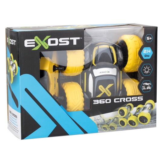 AS Company Exost 360 Cross LED Τηλεκατευθυνόμενο Αυτοκίνητο (7530-20247) - Κίτρινο 