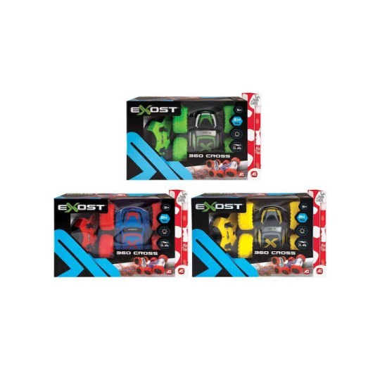 AS Company Exost 360 Cross LED Τηλεκατευθυνόμενο Αυτοκίνητο (7530-20247) - Κόκκινο