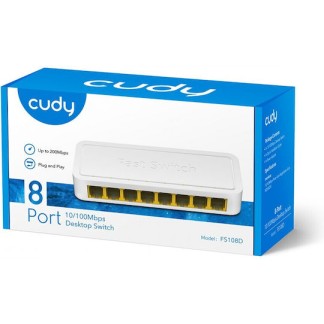 Cudy FS108D network switch Fast Ethernet (10/100) White