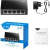 Cudy Desktop Switch FS105 5-Port Fast Ethernet Metal