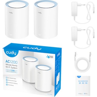 Access Point Cudy M1200 Whole Home Mesh WiFi System AC1200 (2-pack)