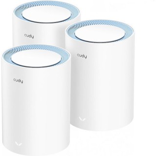 Cudy M1200 WiFi Mesh Network Access Point Wi-Fi 5 Dual Band (2.4 & 5GHz) σε Τριπλό Kit