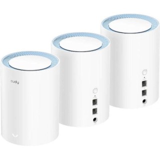 Cudy M1200 WiFi Mesh Network Access Point Wi-Fi 5 Dual Band (2.4 & 5GHz) σε Τριπλό Kit