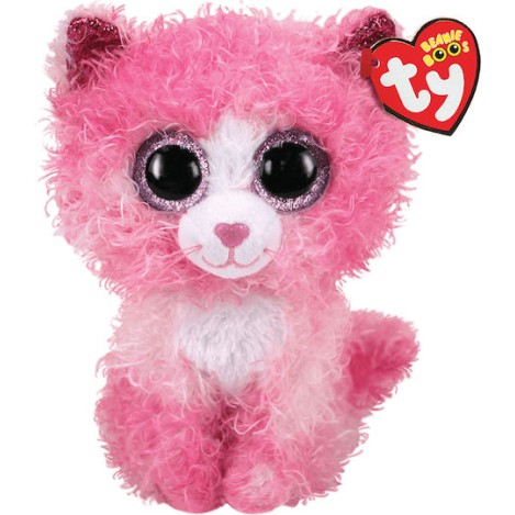 TY Beanie Boos Reagen Χνουδωτή Γατούλα Ροζ 23εκ (1607-36479) TY Beanie Boos Reagen Χνουδωτή Γατούλα Ροζ 23εκ (1607-36479)