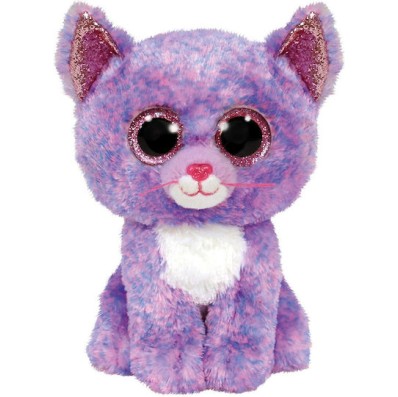 TY Beanie Boos Cassidy Χνουδωτή Γατούλα Λιλά 23εκ (1607-36486)