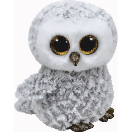 TY Beanie Boos Owlette Χνουδωτή Κουκουβάγια Λευκή 23εκ (1607-37086)	