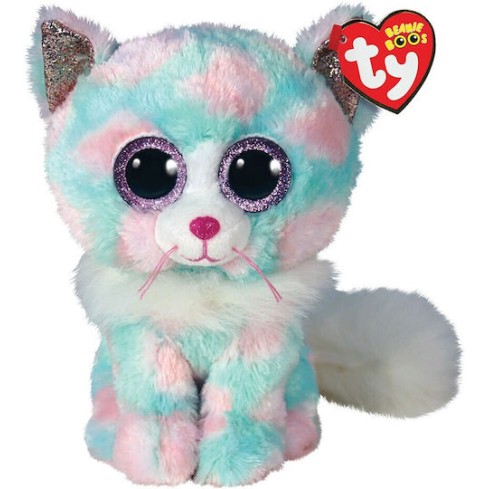 TY Beanie Boos Opal Χνουδωτό Γατούλα Παστέλ 23εκ (1607-37288)	