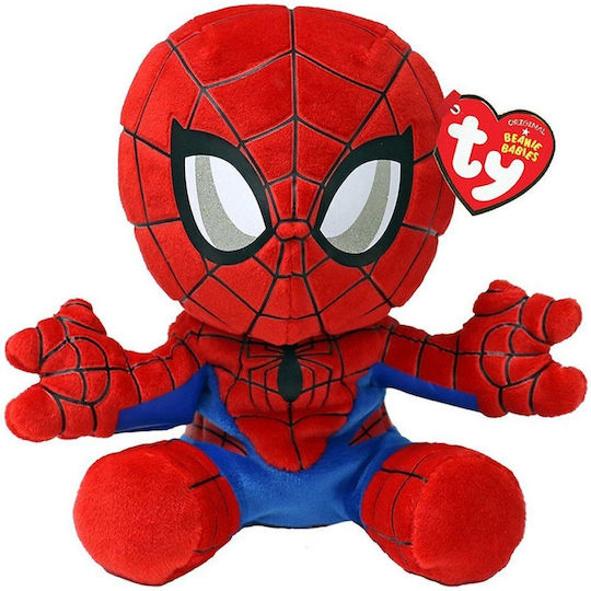 TY Beanie Babies Χνουδωτό Spiderman 15εκ (1607-44007)