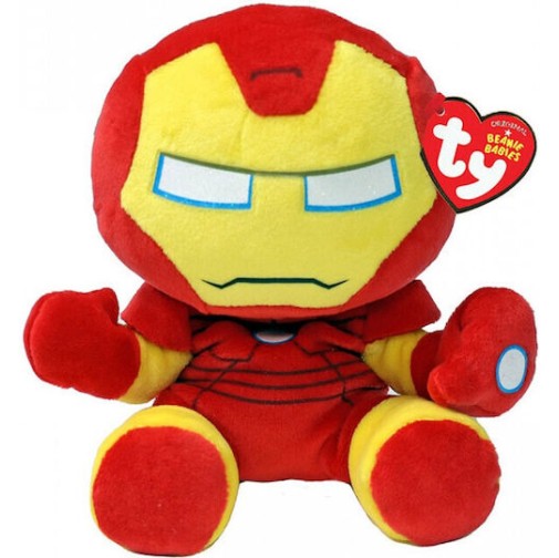 TY Beanie Babies Χνουδωτό Iron Man 15εκ (1607-44005)