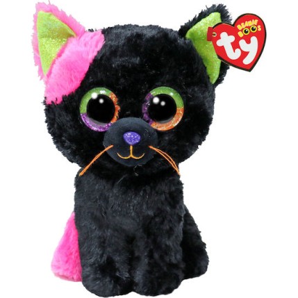 TY Beanie Boos Licorice Χνουδωτή Γατούλα Μαύρη 15εκ (1607-37350)