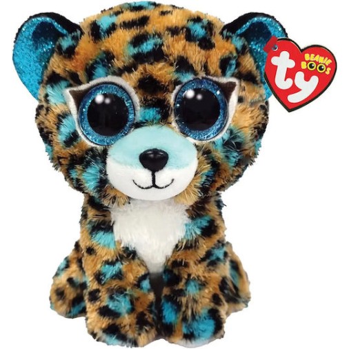 TY Beanie Boos Cobalt Χνουδωτή Λεοπάρδαλη Πολύχρωμη 15εκ (1607-36691)