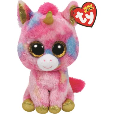 TY Beanie Boos Fantasia Χνουδωτό Μονόκερος Πολύχρωμο 15εκ (1607-36158)