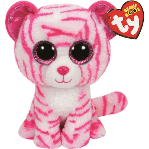 TY Beanie Boos Asia Χνουδωτό Τιγράκι Λευκό 15εκ (1607-36180)