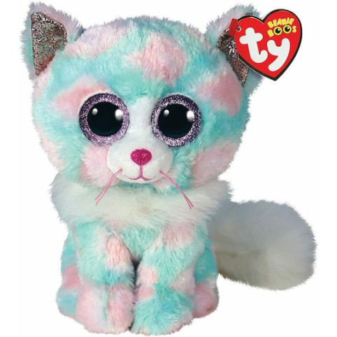 TY Beanie Boos Opal Χνουδωτό Γατούλα Παστέλ 15εκ (1607-36376)