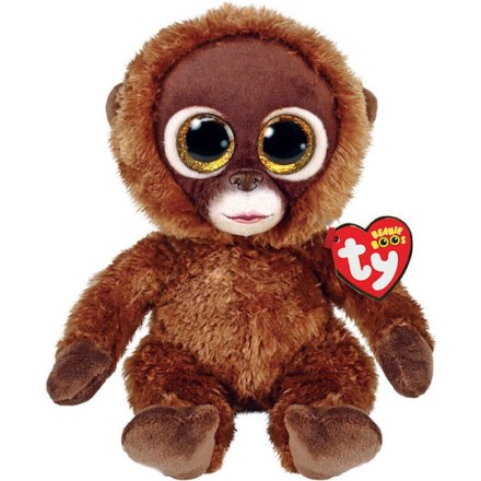 TY Beanie Boos Chessie Χνουδωτό Μαϊμουδάκι Καφέ 15εκ (1607-36391)