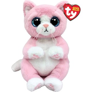 TY Beanie Bellies Lillibelle Χνουδωτή Γατούλα Ροζ 15εκ (1607-41283)
