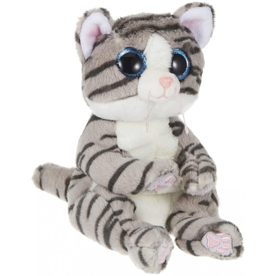 TY Beannie Bellies Mitzi Χνουδωτό Γατούλα Γκρι 15εκ (1607-40539)