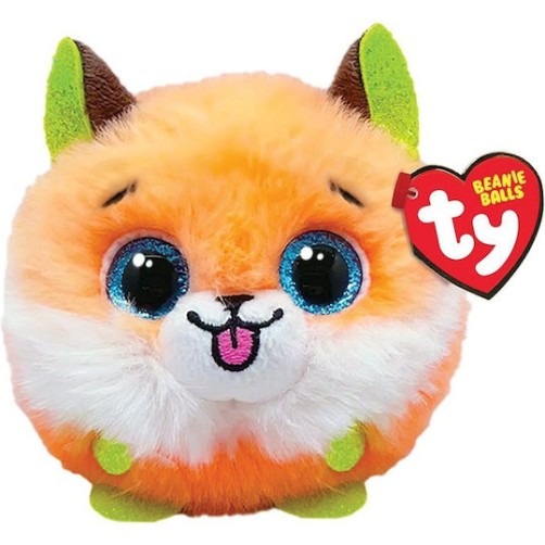 TY Beannie Balls Sherbet Χνουδωτή Αλεπού Πορτοκαλί (1607-42542)