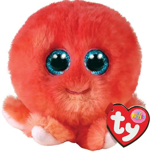 TY Beannie Balls Sheldon Χνουδωτό Χταπόδι Κοραλί (1607-42527) TY Beannie Balls Sheldon Χνουδωτό Χταπόδι Κοραλί (1607-42527)