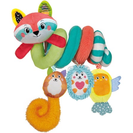 Baby Clementoni Βρεφικό Κρεμαστό Κούνιας Χαρούμενα Ζωάκια (1000-17909)