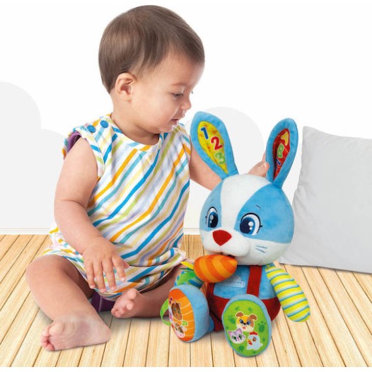 Baby Clementoni Βρεφικό Εκπαιδευτικό Λέλος Το Λαγουδάκι (1000-63565)