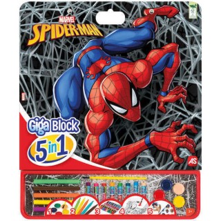 AS Giga Block Σετ Ζωγραφικής Marvel Spiderman 5 Σε 1 (1023-62752)