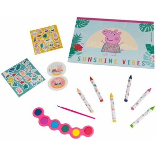 As Σετ Ζωγραφικης Διαφανη Τσαντα Peppa Pig (1023-68002)