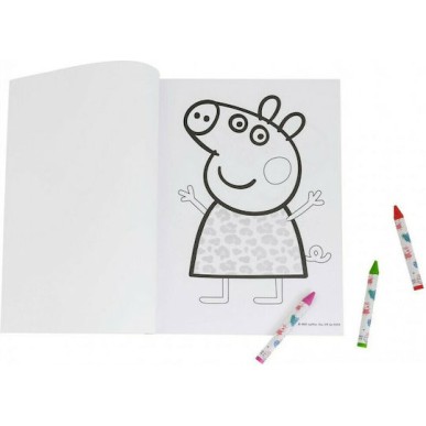 As Σετ Ζωγραφικης Διαφανη Τσαντα Peppa Pig (1023-68002)